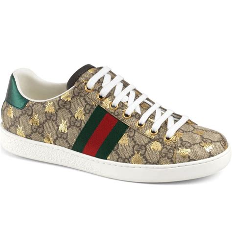 gucci shoes ace bee|gucci ace sneakers platform.